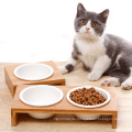 Keramik Single Double Pet Food Bowl mit Ständer